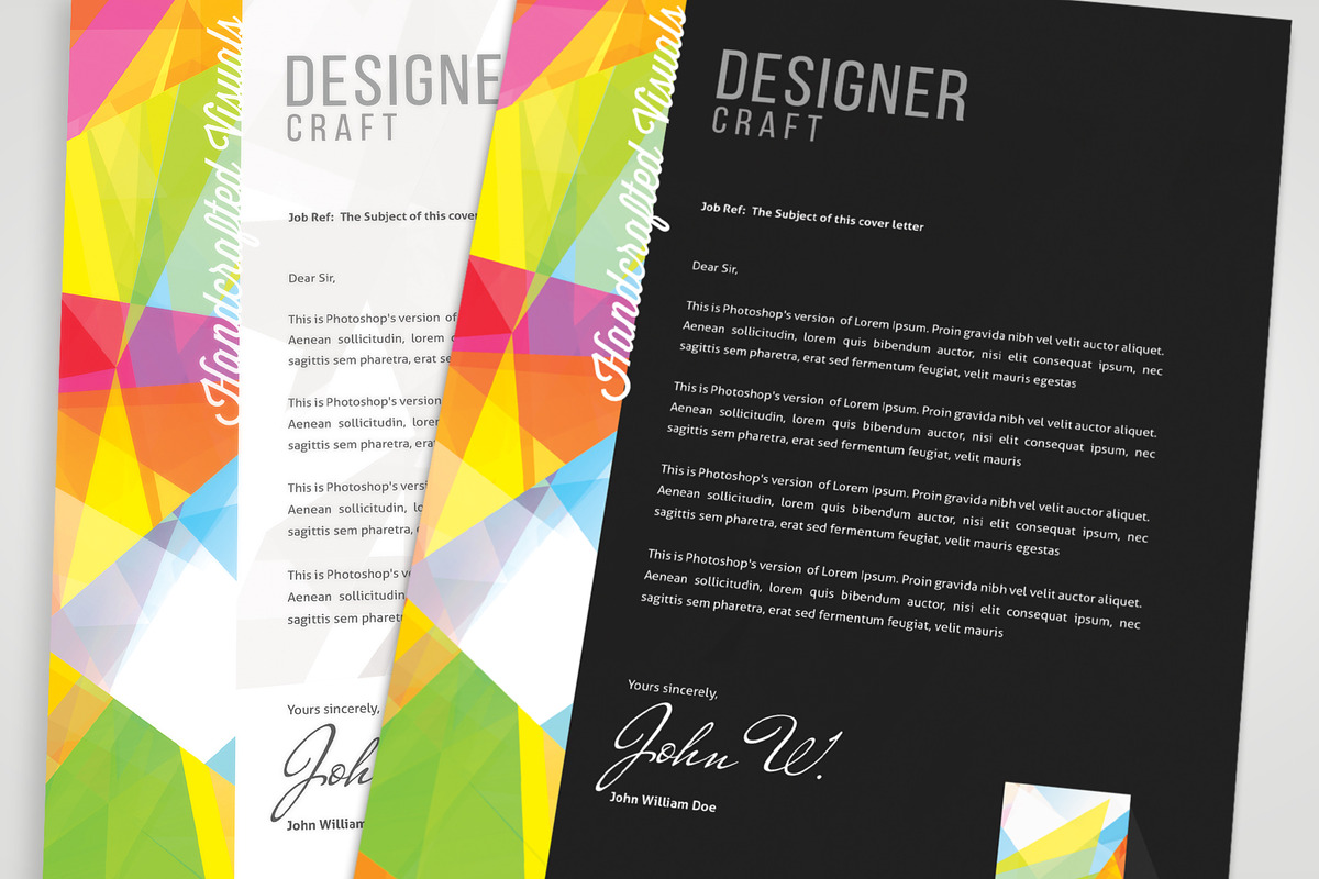 Design Agency Designer Letterhead, a Stationery Template by PremadePixels.com (Photo 3 of 3)