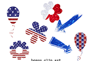 4th of July Doodle Alphabet PNG, a Graphic by RoxyStudioCo (Thumbnail 7 of 7)