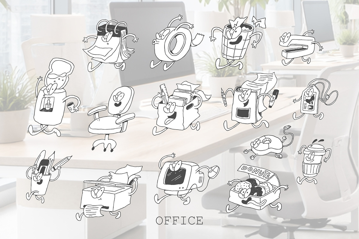 Funny Everyday Chores Doodles, an Illustration by Anastasiya Klempach (Photo 9 of 10)