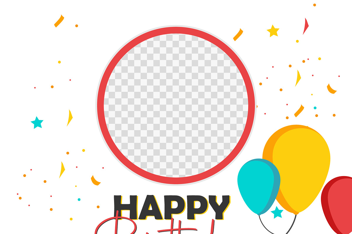 Happy birthday banner design, a Graphic by Sashamim22 (Photo 2 of 3)