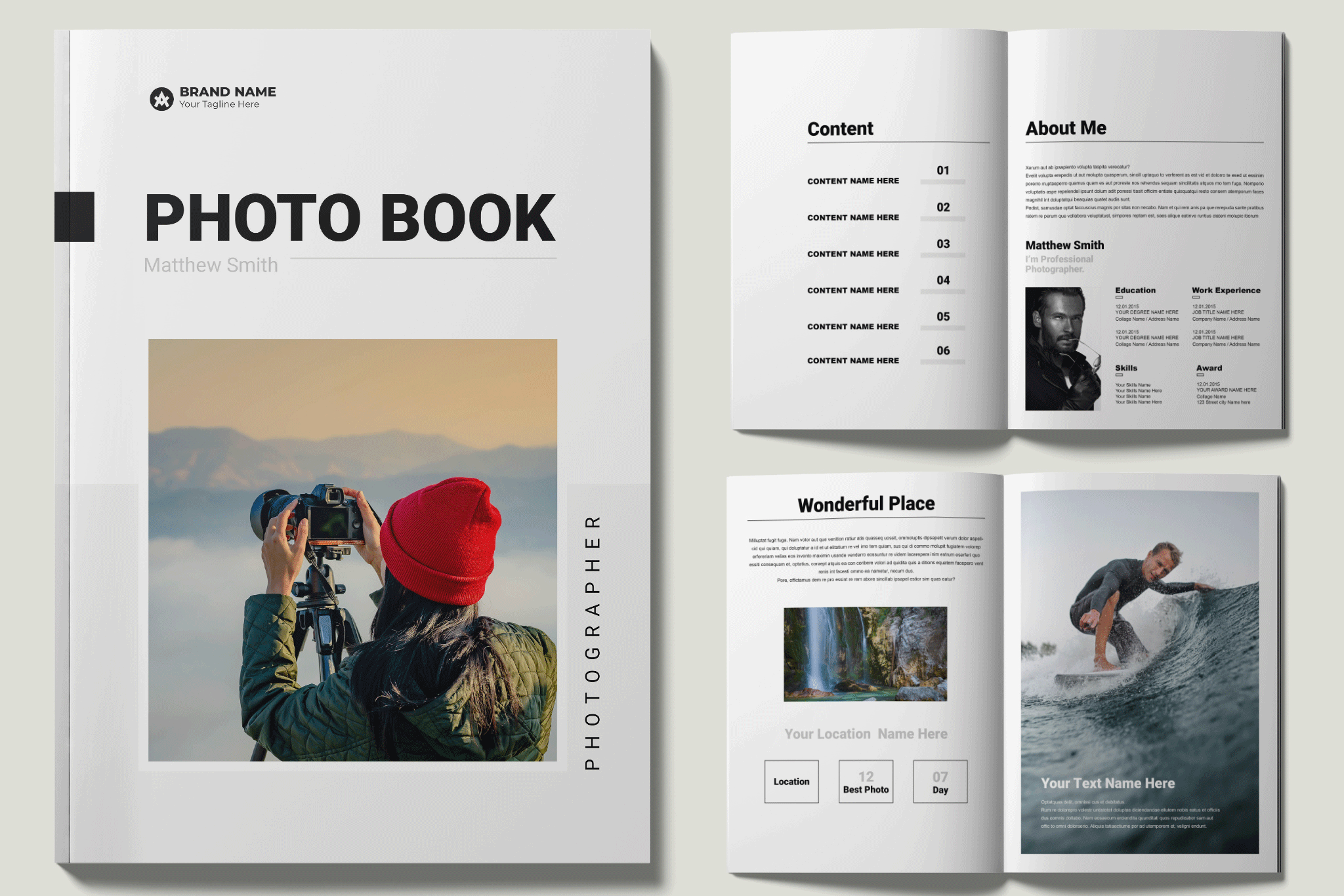 Photo Book Design Template