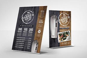 Rustic Barber Shop Flyer