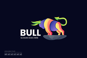 Bull Logo Template, a Branding & Logo Template by Zeer Graphic