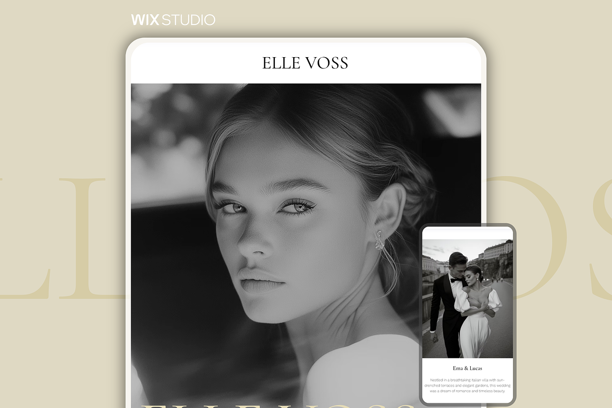 Elle Voss - WIX Website Template
