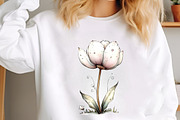 Whimsical Spring Tulip Flower Clipar, an Illustration by designcity5 (Thumbnail 3 of 5)