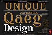 Lunaris - Serif Font Family, a Serif Font by Artistic & Unique (Thumbnail 4 of 14)