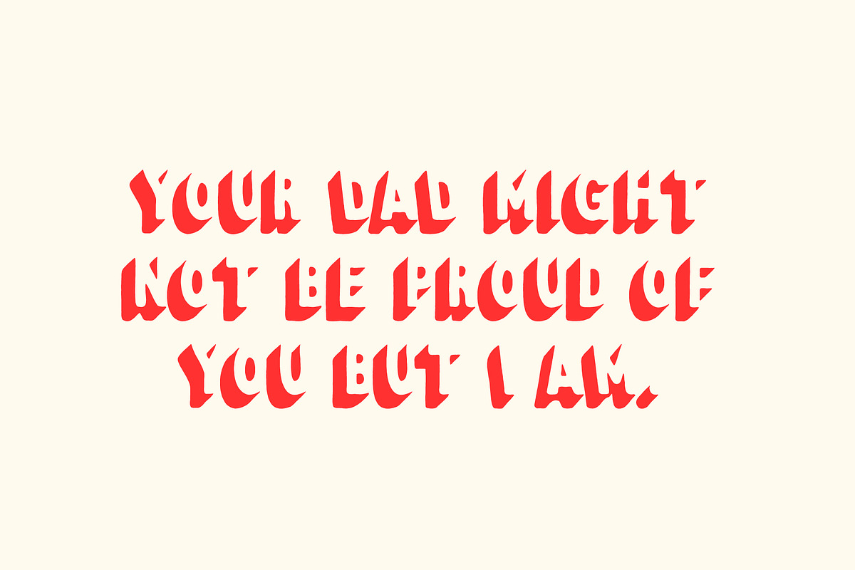 Chapstick Handdrawn Display Font, a Sans Serif Font by Off The Rack © (Photo 4 of 7)
