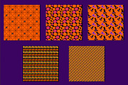 Halloween digital patterns, a Pattern Graphic by Laureling Studios (Thumbnail 3 of 3)