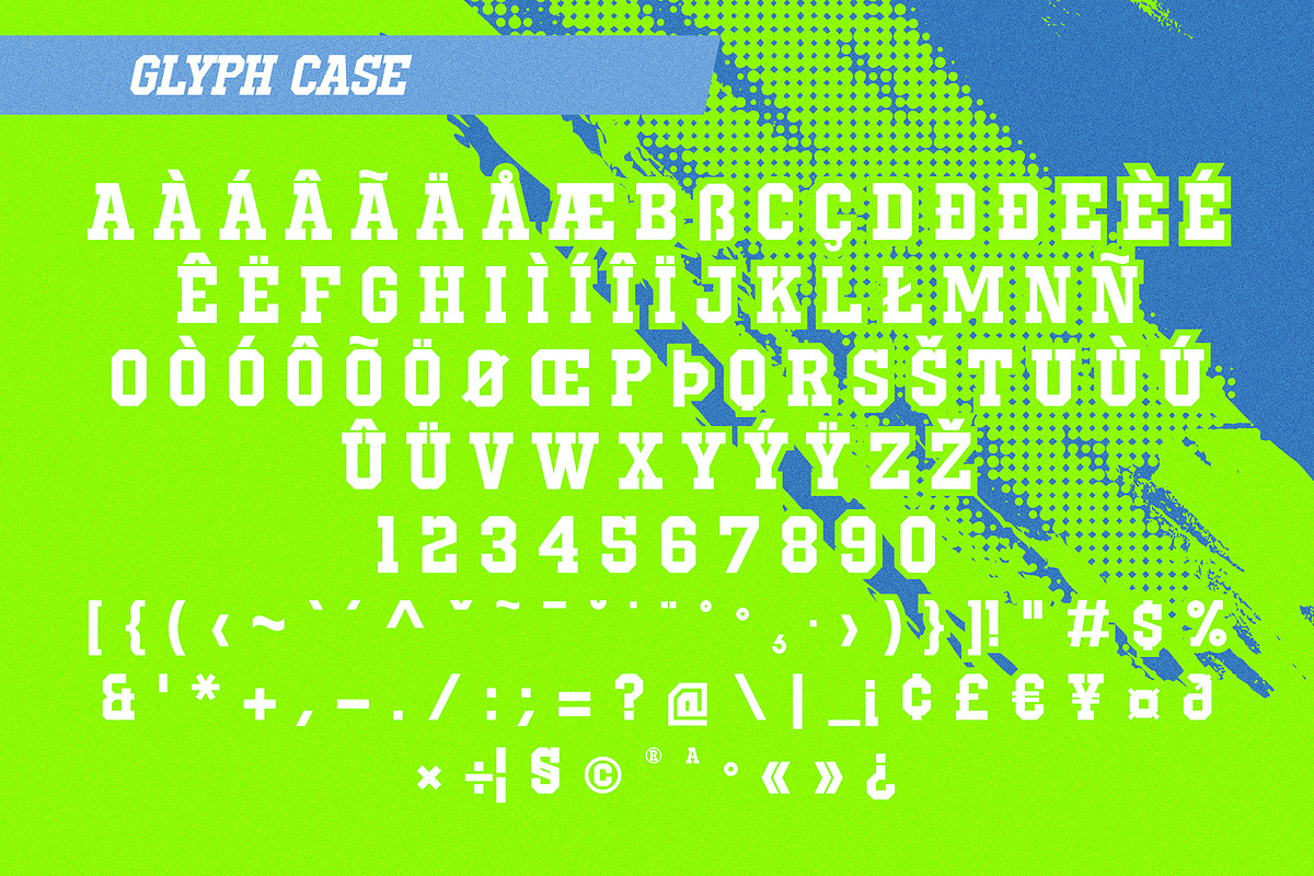 Megrush - Sport Display Font, a Serif Font by Snape Design Studio (Photo 5 of 12)