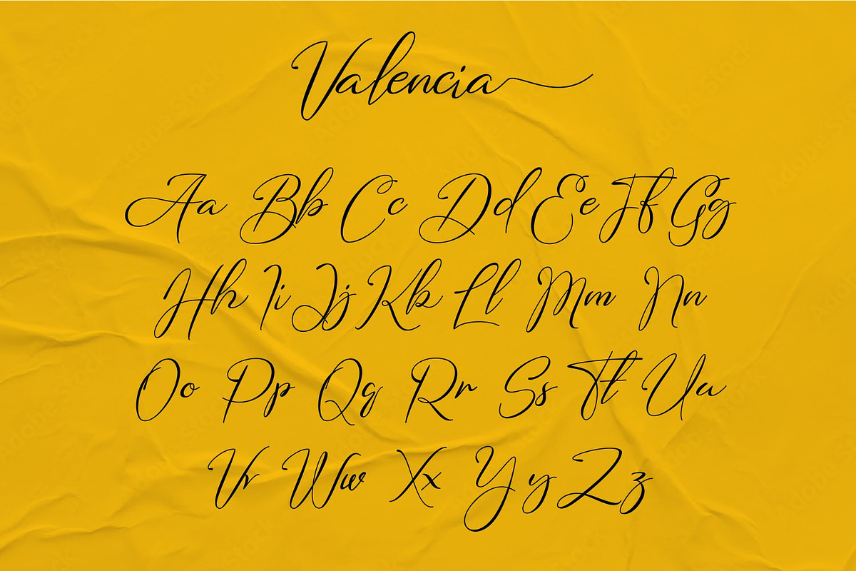 Valencia Font | Script Tropical Font, a Script Font by WhymoreArt (Photo 9 of 10)