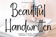 Beautiful Handwritten, a Handwritten Font by FreshTypeINK (Thumbnail 1 of 8)