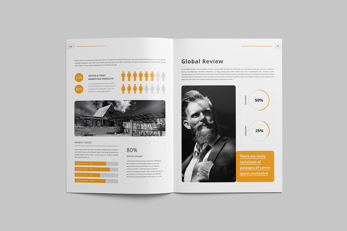 Corporate Brochure Bundle, a Brochure Template by Tanber Hossen (Photo 12 of 71)