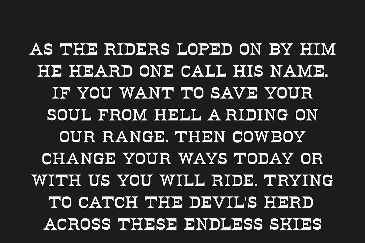 Ghost Rider, a Font by Pale Horse (Photo 6 of 6)