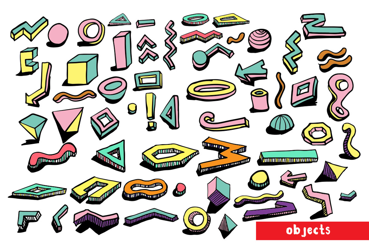 30 Seamless patterns memphis style., a Pattern Graphic by Hurski Anton (Photo 4 of 5)