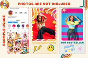 GROOVY RETRO  / Social Media Pack, a Social Media Template by TatianaBannikova (Thumbnail 6 of 7)