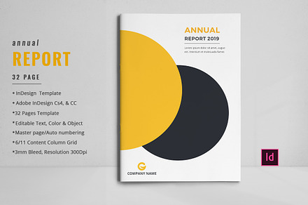 Annual Report, a Brochure Template by design_pick