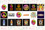 110 Hippie Prints & Seamless Pattern, a Decorative Illustration by Slavko Kahovsky (Thumbnail 5 of 6)