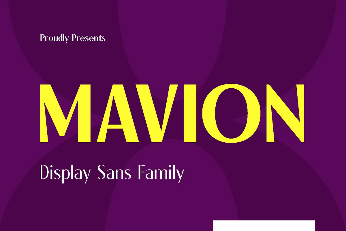 Mavion - Display Sans Family, a Sans Serif Font by Novitype (Photo 1 of 13)