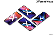 iPhone Xs Mock-ups Pack, an iPhone Mockup by Interbrand (Thumbnail 4 of 9)