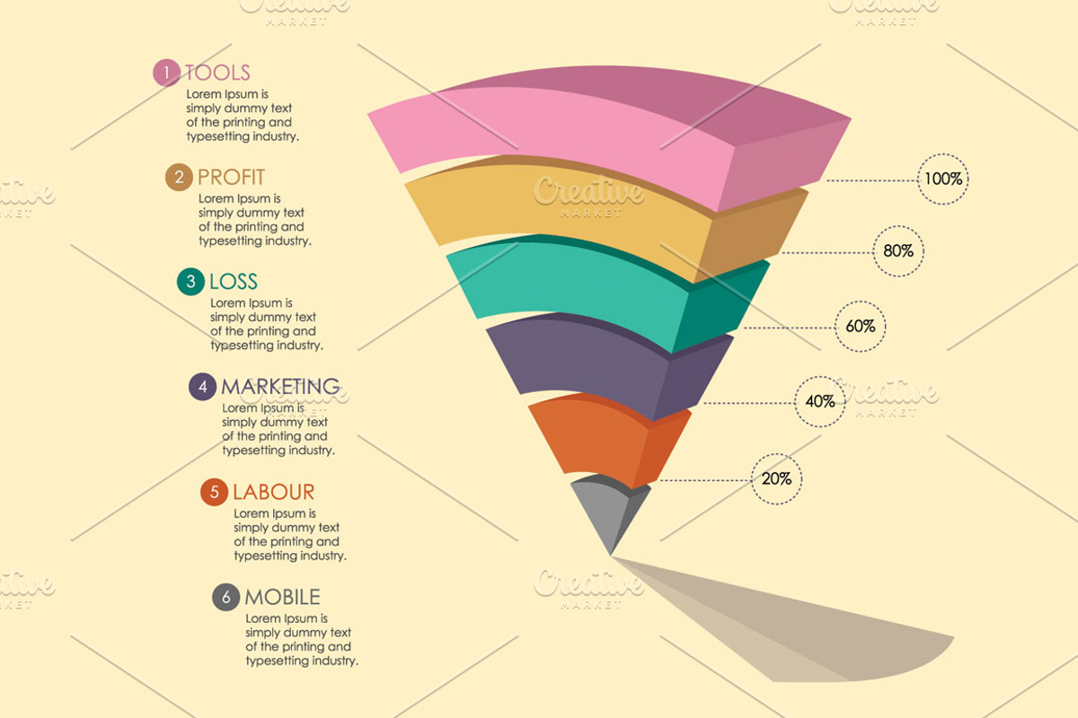 Pyramid Infographics, a Templates & Theme by InnovativeDesign (Photo 3 of 5)