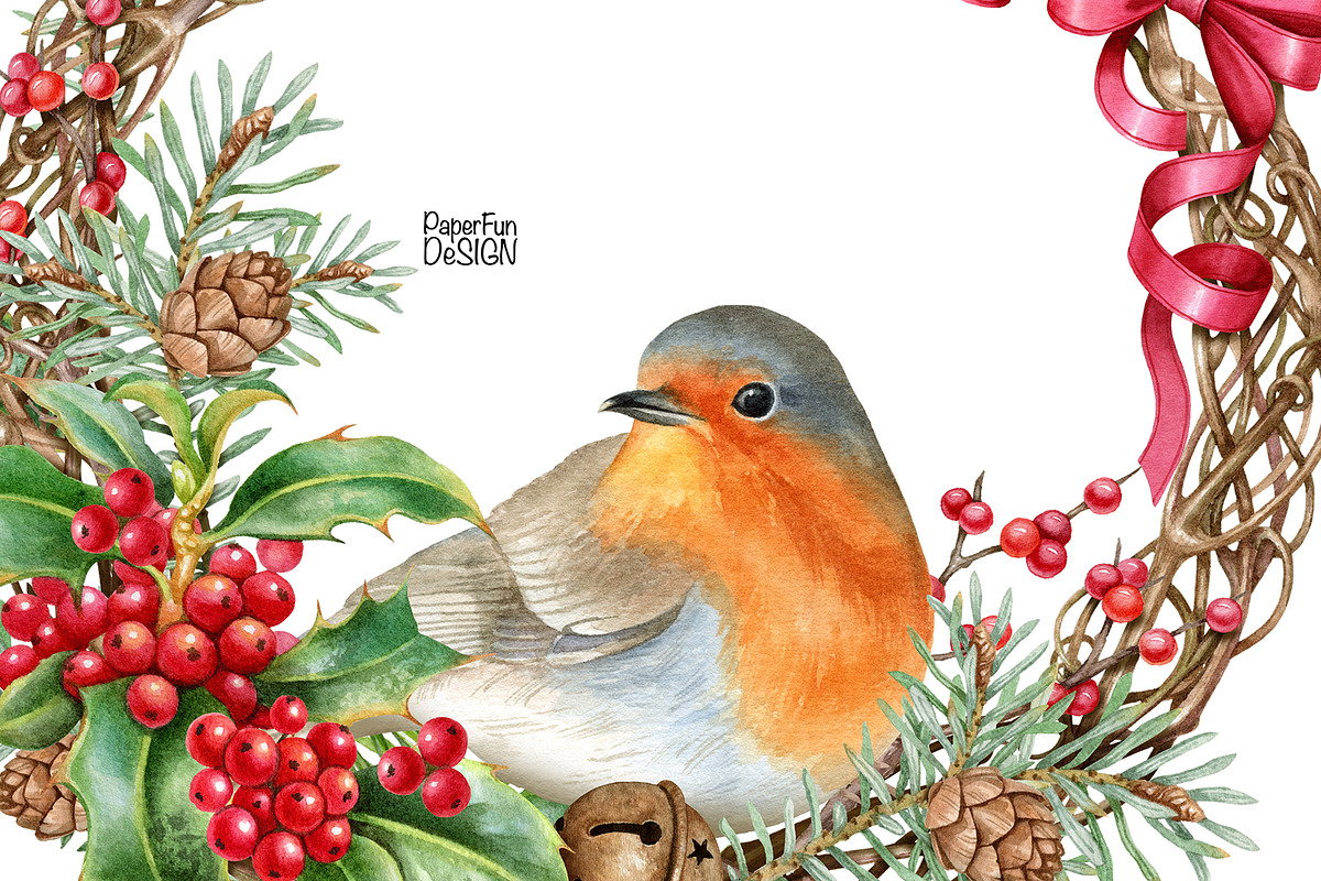 Christmas collection clip art., an Illustration by Mary (Photo 8 of 9)