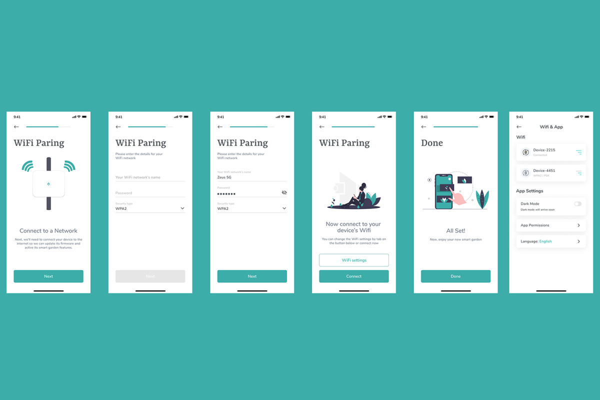 Wifi Pairing & Onboarding App, an App Template by nagaredesignstudio (Photo 2 of 2)