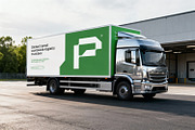 Box Truck Branding Mockup, an Advertising Mockup by RamStudio2 (Thumbnail 8 of 15)