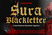 Sura Blackletter Gothic Typeface
