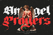 Big Fat Gothic Blackletter Typeface, a Blackletter Font by alit design (Thumbnail 7 of 11)