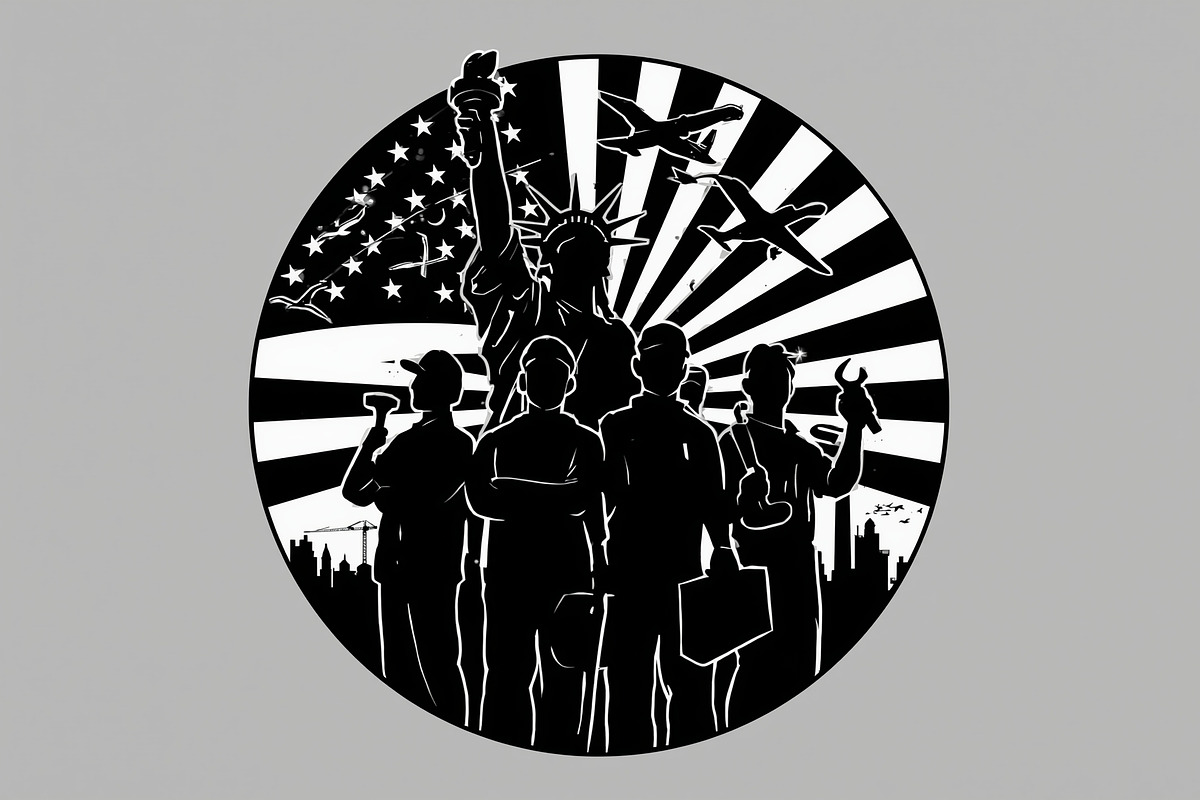 Worker Silhouette Vector Set, an Illustration by musafir_fashion (Photo 7 of 21)