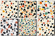 Terrazzo Seamless Patterns, a Pattern Graphic by DreamCafeArt (Thumbnail 4 of 5)