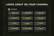 Camo Twitch & Kick Panels, an Object Graphic by Gear Store (Thumbnail 5 of 11)