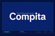Compita, a Sans Serif Font by Wondermake (Thumbnail 1 of 7)