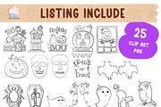 Halloween Activity Pack 80+ elements, an Illustration by Annyillustration (Thumbnail 6 of 9)