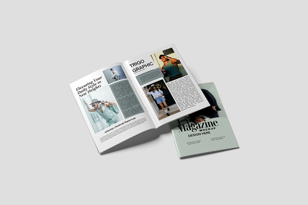 Magazine Mockup Magazine, a Books & Magazine Mockup by Pikachudesign (Photo 4 of 5)