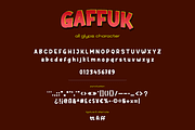 Gaffuk, a Sans Serif Font by twinstd (Thumbnail 11 of 11)