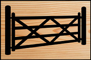 17 Wood Metal Fence Silhouette Vecto, an Illustration by Designer_Momina (Thumbnail 3 of 4)