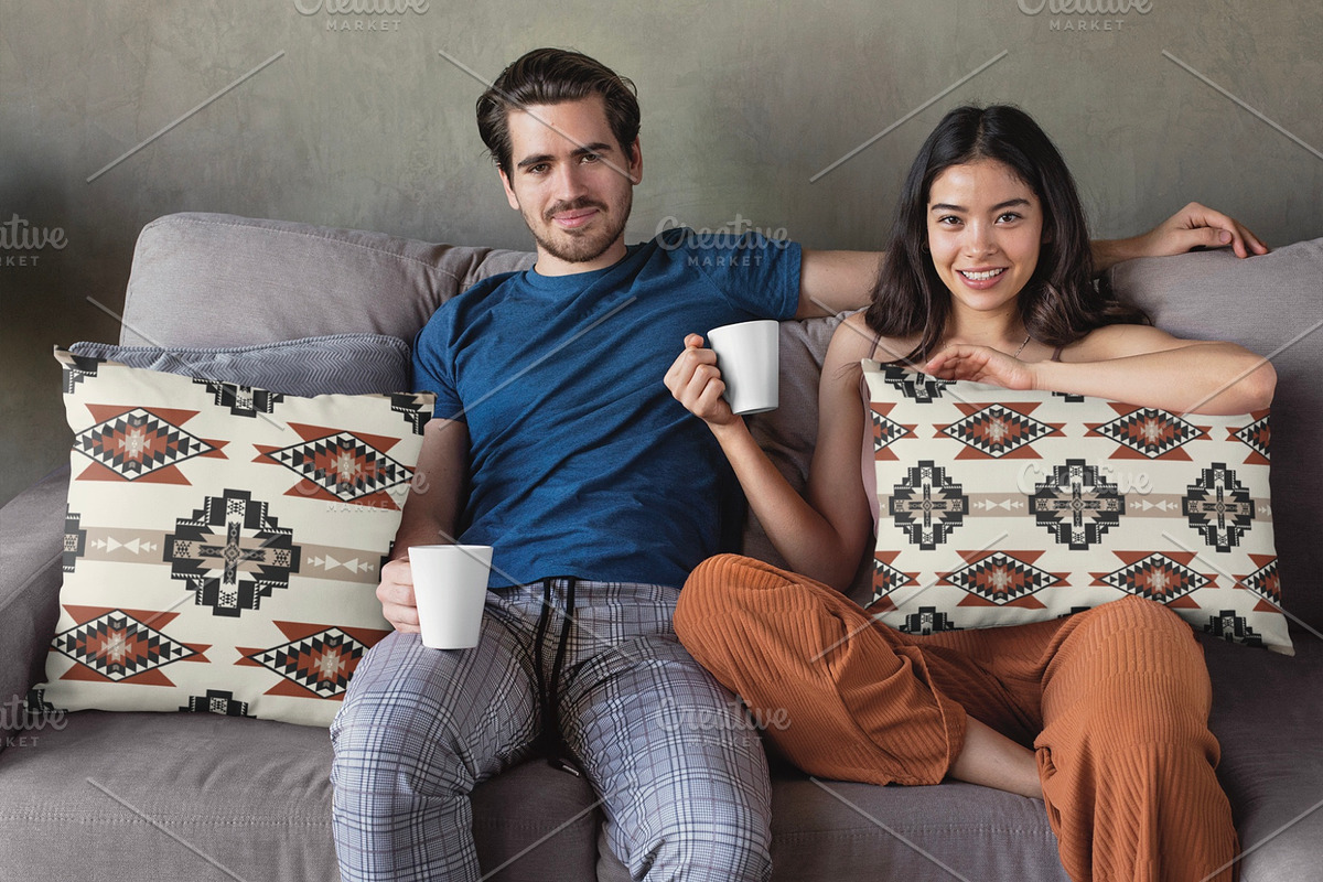 Vintage Native American Pattern, a Pattern Graphic by PPEthnicDecorPattern (Photo 5 of 10)