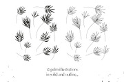 Palms & Paints Vector Elements, an Object Graphic by Touch and Form (Thumbnail 11 of 13)