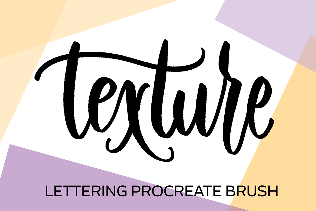 Textured Procreate Brush, a Brush Add-On by sarahtypes
