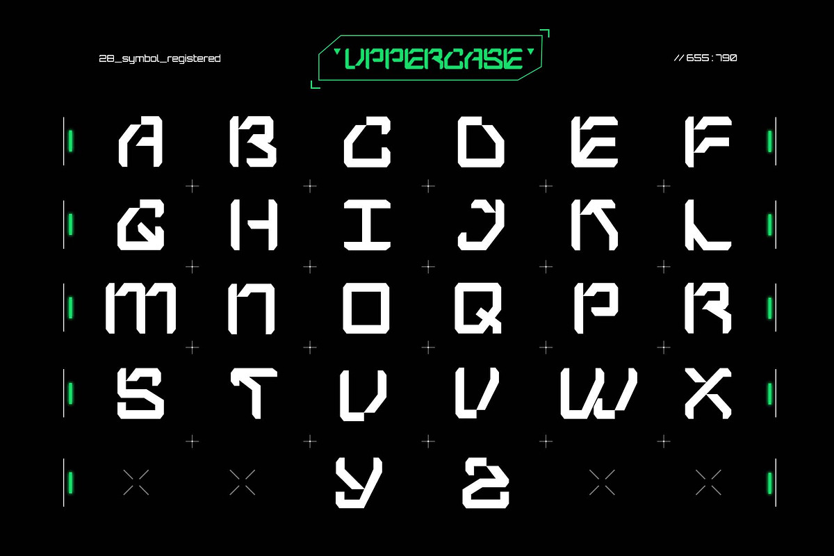Zyper - Futuristic Display Font, a Font by Inviline.co (Photo 2 of 7)