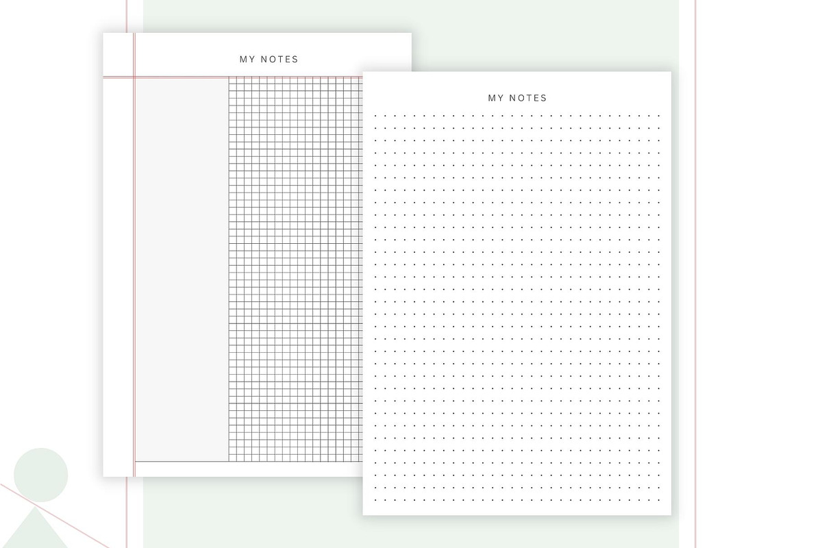 Digital Notes Templates, a Stationery Template by CreativeBundlex (Photo 7 of 8)