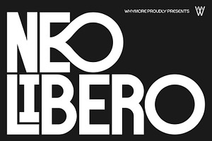 Neo Libero Bold Geometric Font