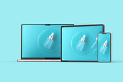 Macbook Pro iPad iPhone 13 Mockups, a Mac Mockup by Illusiongraphic (Thumbnail 18 of 34)