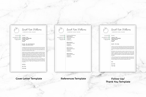 Teacher Resume/CV Template - Sarah