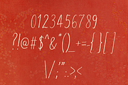 Mistlewire - Textured Script Font, a Handwritten Font by Lilithcollageart (Thumbnail 6 of 12)