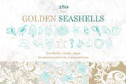 Golden Seashells Collection, an Object Graphic by ilonitta (Thumbnail 2 of 19)