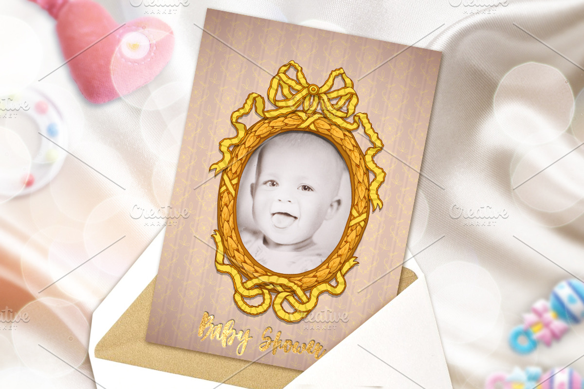 Antique baroque photo frame, an Object Graphic by KatPush (Photo 3 of 5)