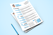 Resume/CV Photoshop & Word, a Resume Template by Studio 19 (Thumbnail 3 of 6)