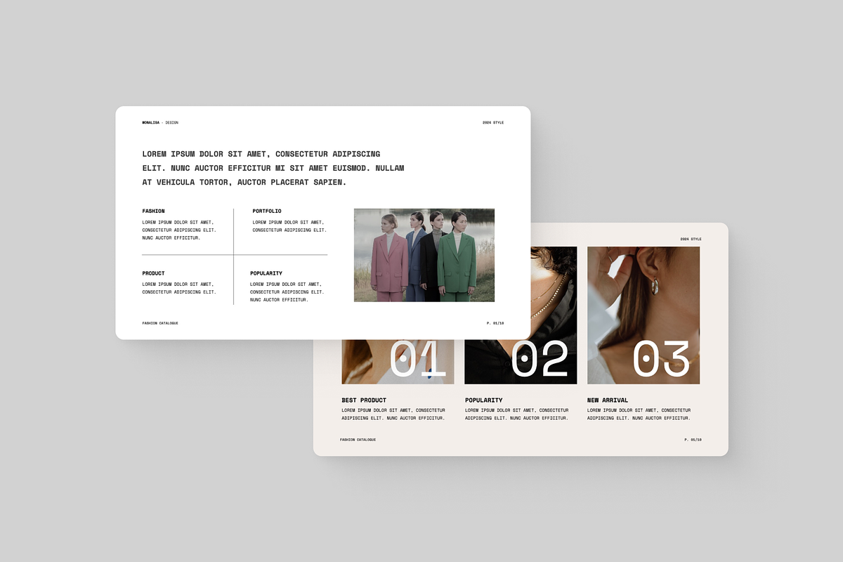 Fashion Catalogue Google Slide, a Presentation Template by Annora Studio (Photo 3 of 5)